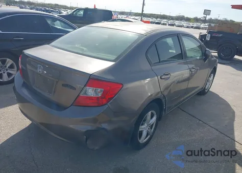 2012 Honda Civic Lx from USA, damaged, VIN JHMFB2F51CS001488